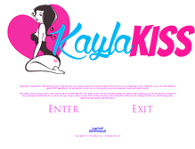 Tablet Screenshot of kaylakiss.com